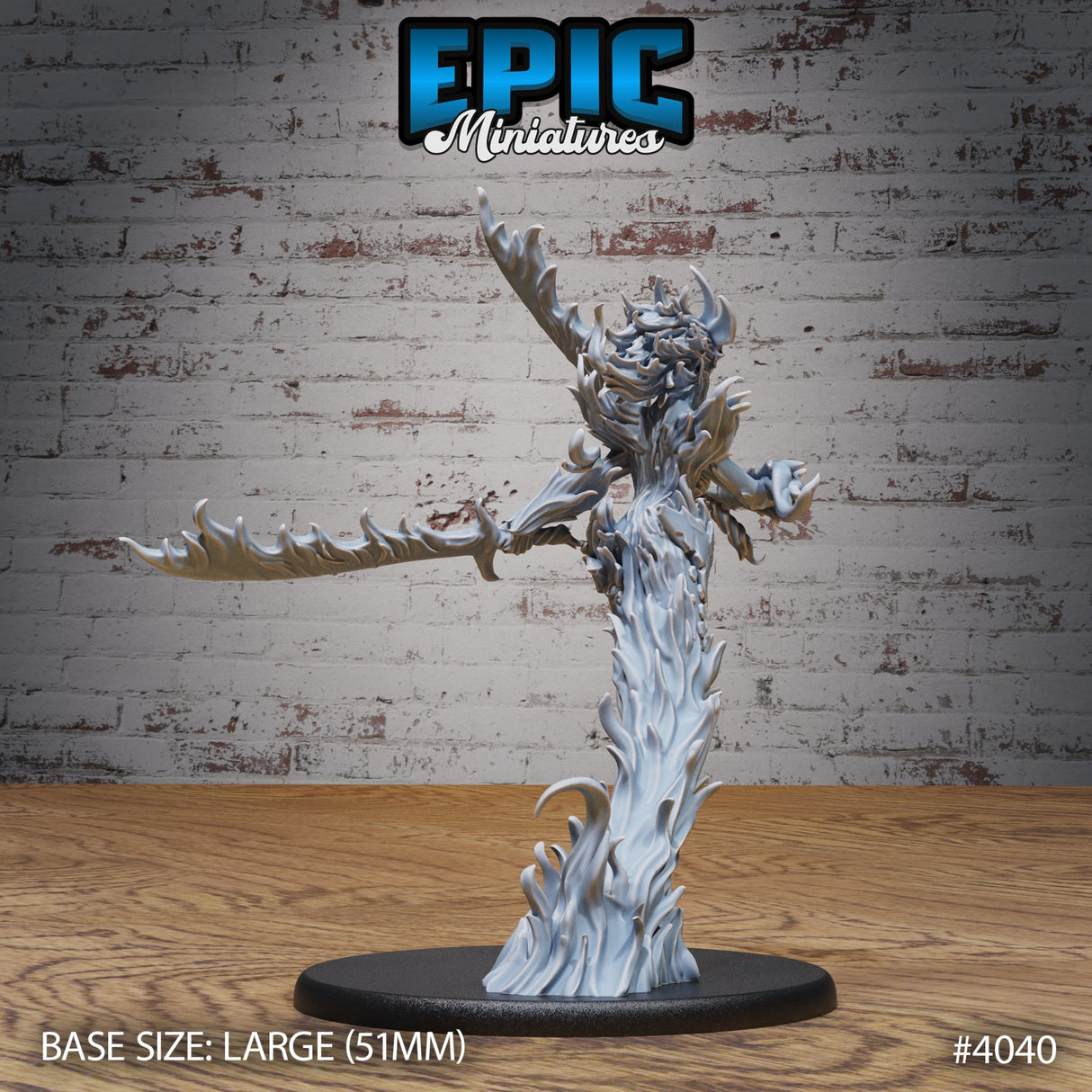 Fire Elemental Female Miniature - Mini Megastore