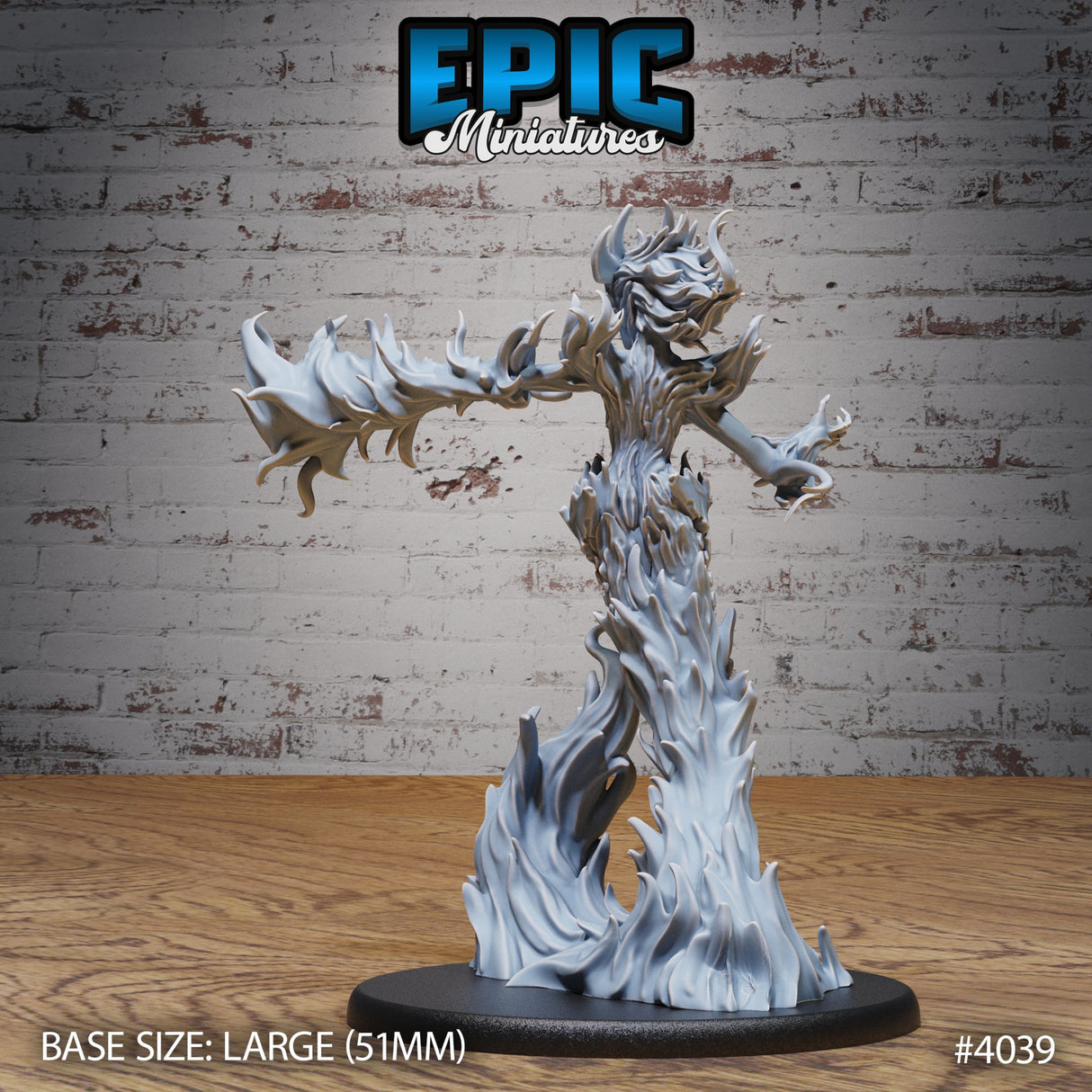 Fire Elemental Female Miniature - Mini Megastore