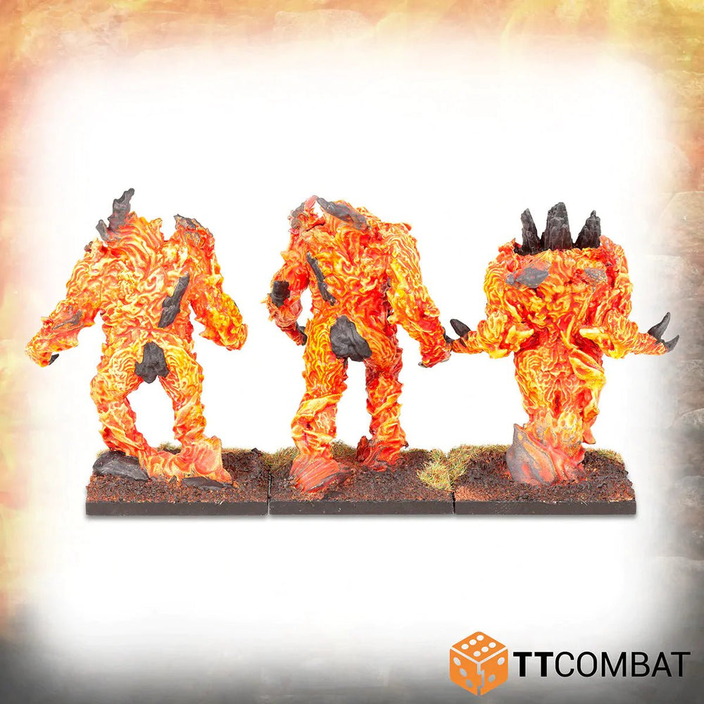 Fire Elementals Miniature - Set of 3 by TTCombat - Mini Megastore