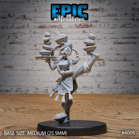 Food Stall Keeper Miniature - Mini Megastore