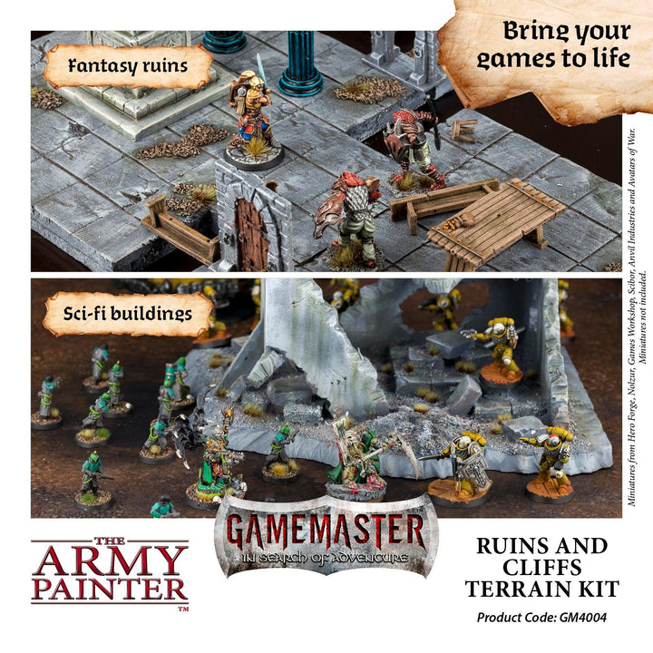 GameMaster - Ruins & Cliffs Terrain Kit - Mini Megastore