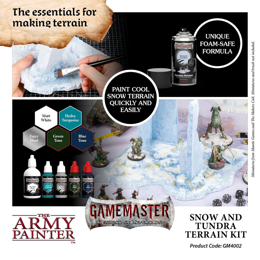 GameMaster - Snow & Tundra Terrain Kit - Mini Megastore