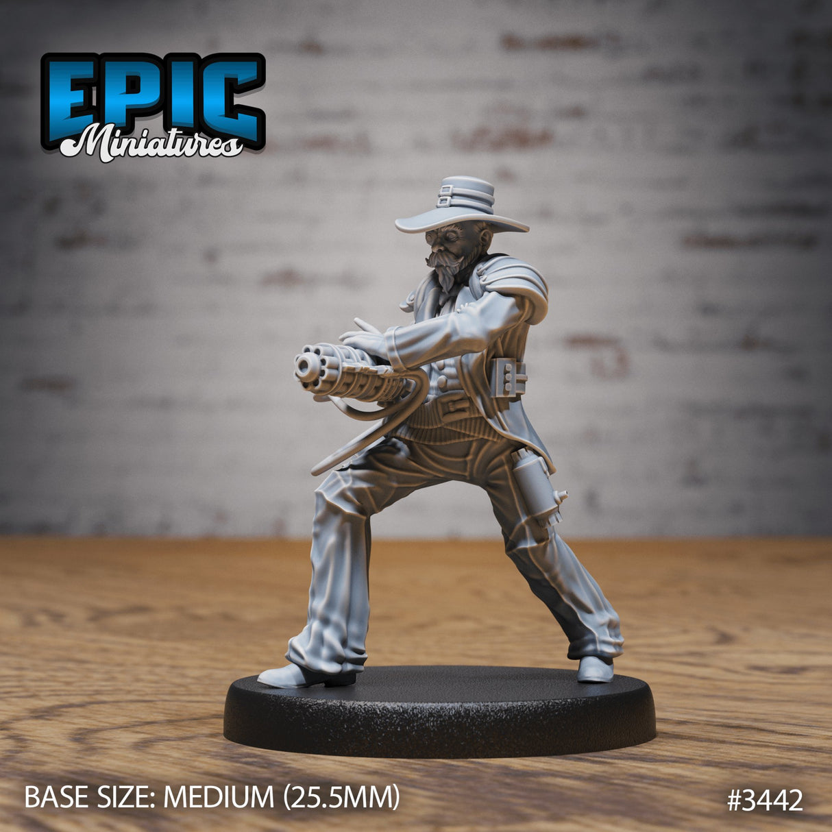 Gatling Artificer Sheriff Miniature - Mini Megastore