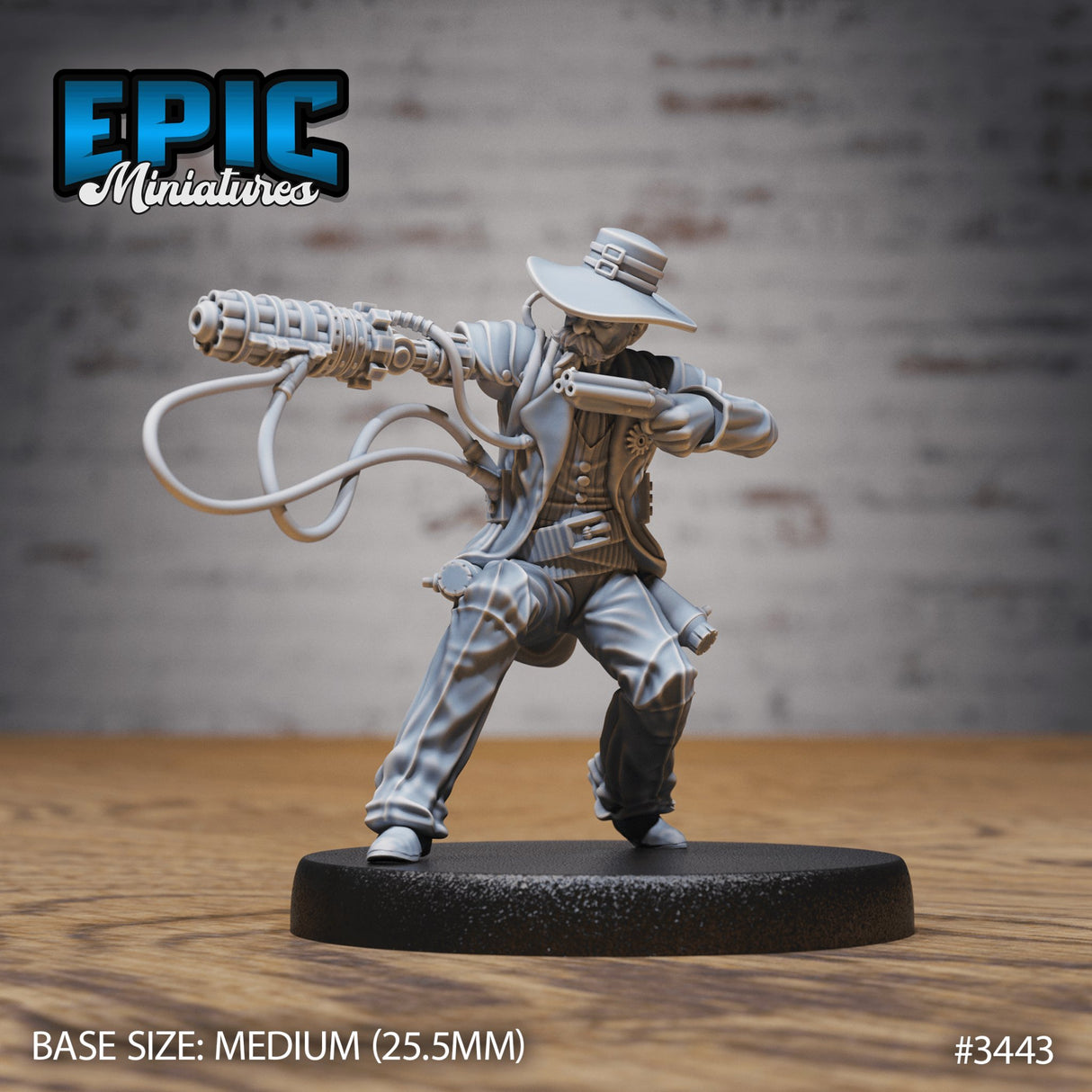 Gatling Artificer Sheriff Miniature - Mini Megastore