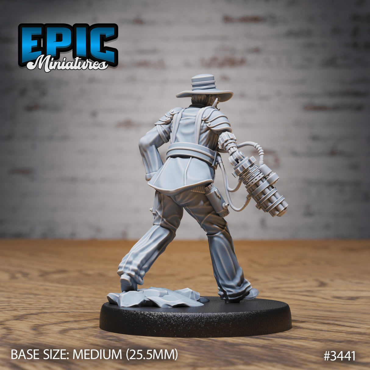 Gatling Artificer Sheriff Miniature - Mini Megastore