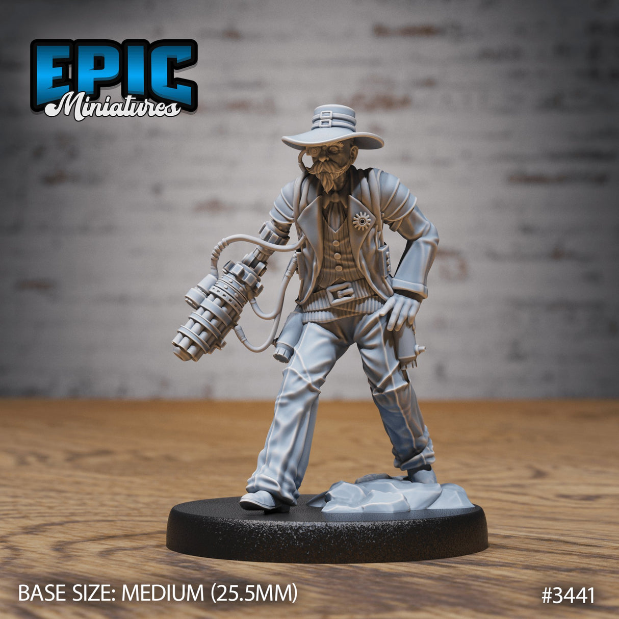 Gatling Artificer Sheriff Miniature - Mini Megastore