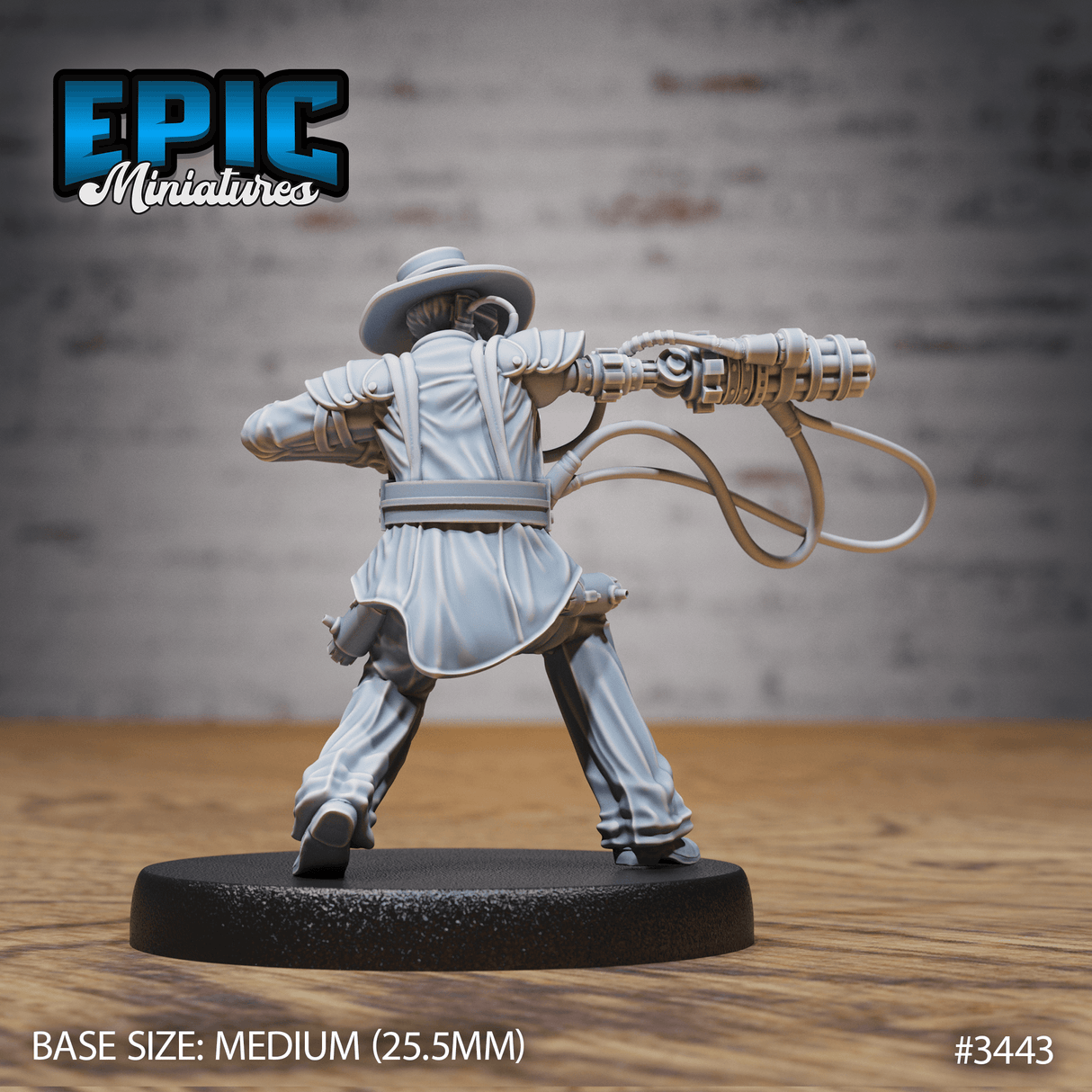 Gatling Artificer Sheriff Miniature - Mini Megastore