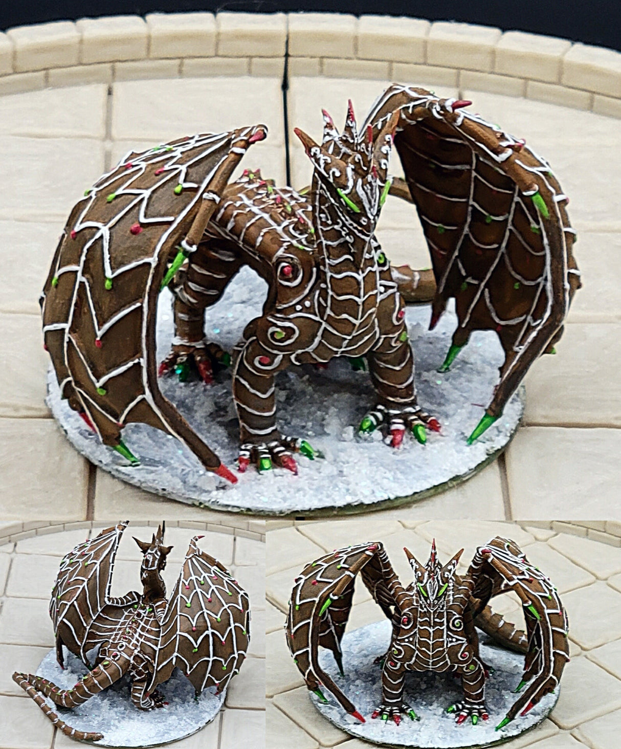Gingerbread Dragon Miniature - Mini Megastore
