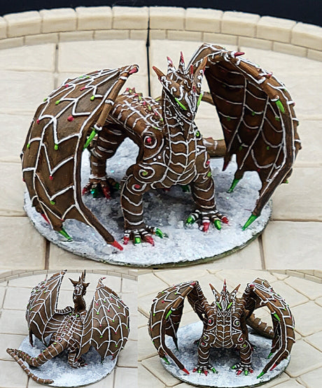 Gingerbread Dragon Miniature - Mini Megastore
