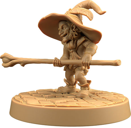 Gloip - Gnome Wizard / Mage Miniature - Mini Megastore
