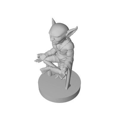 Goblin Monk Meditating Miniature - Mini Megastore