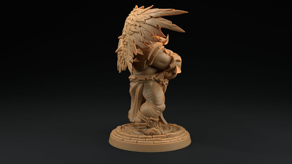 Gornak The Brute - Winged Pig Folk / Pic Orc Barbarian - Mini Megastore
