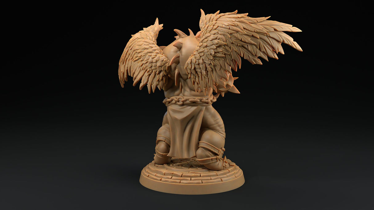 Gornak The Brute - Winged Pig Folk / Pic Orc Barbarian - Mini Megastore