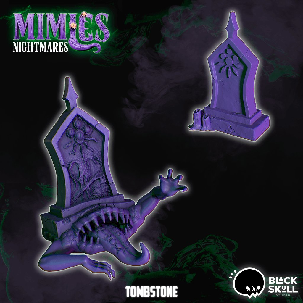 Gravestone / Tombstone Mimic Miniature - Mini Megastore