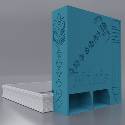 Grimoire of Many - Customisable & Personalisable TTRPG book Box - Mini Megastore