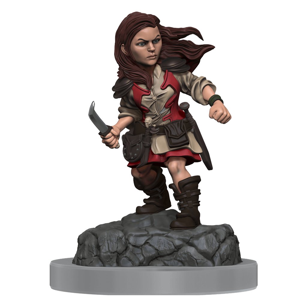 Halfling Rogue Female: Nolzur's Marvelous Miniatures - Mini Megastore