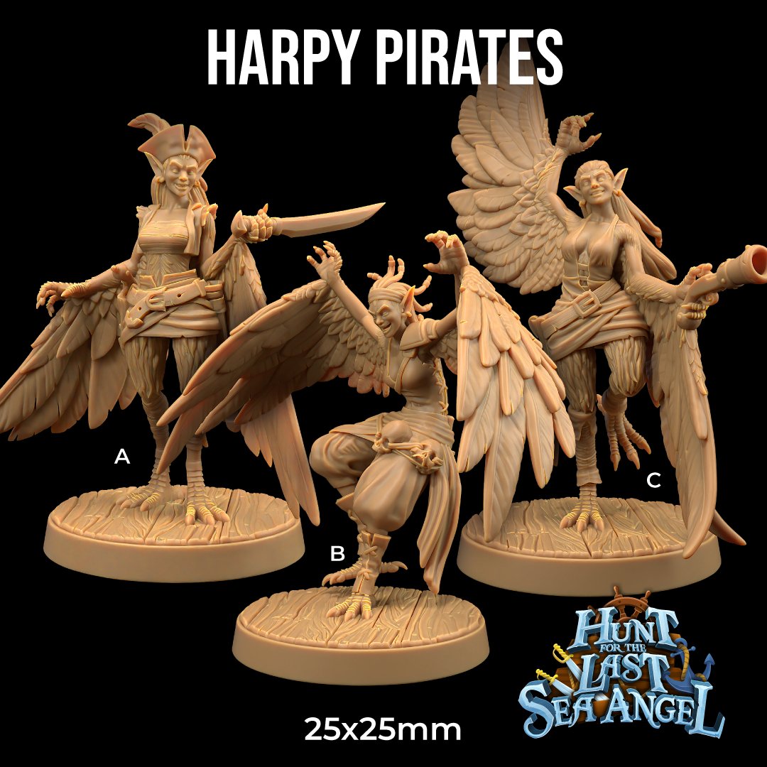 Harpy Pirate Miniatures - Mini Megastore