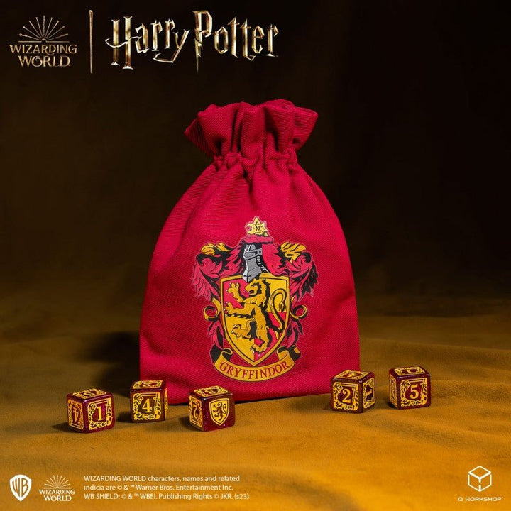 Harry Potter. Gryffindor Dice & Pouch - Mini Megastore