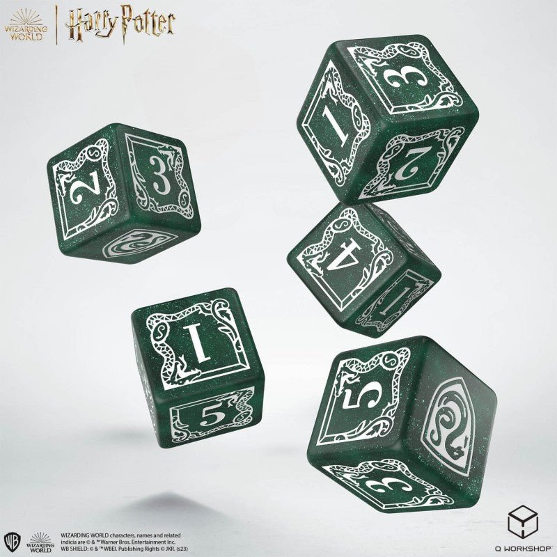 Harry Potter. Slytherin Dice & Pouch - Mini Megastore