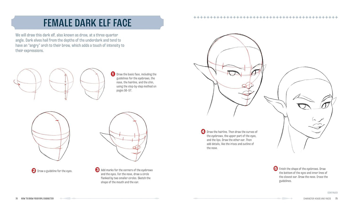 How to Draw Your RPG Character : A Step - by - Step Guide to Bringing Fantasy Characters to Life - Mini Megastore