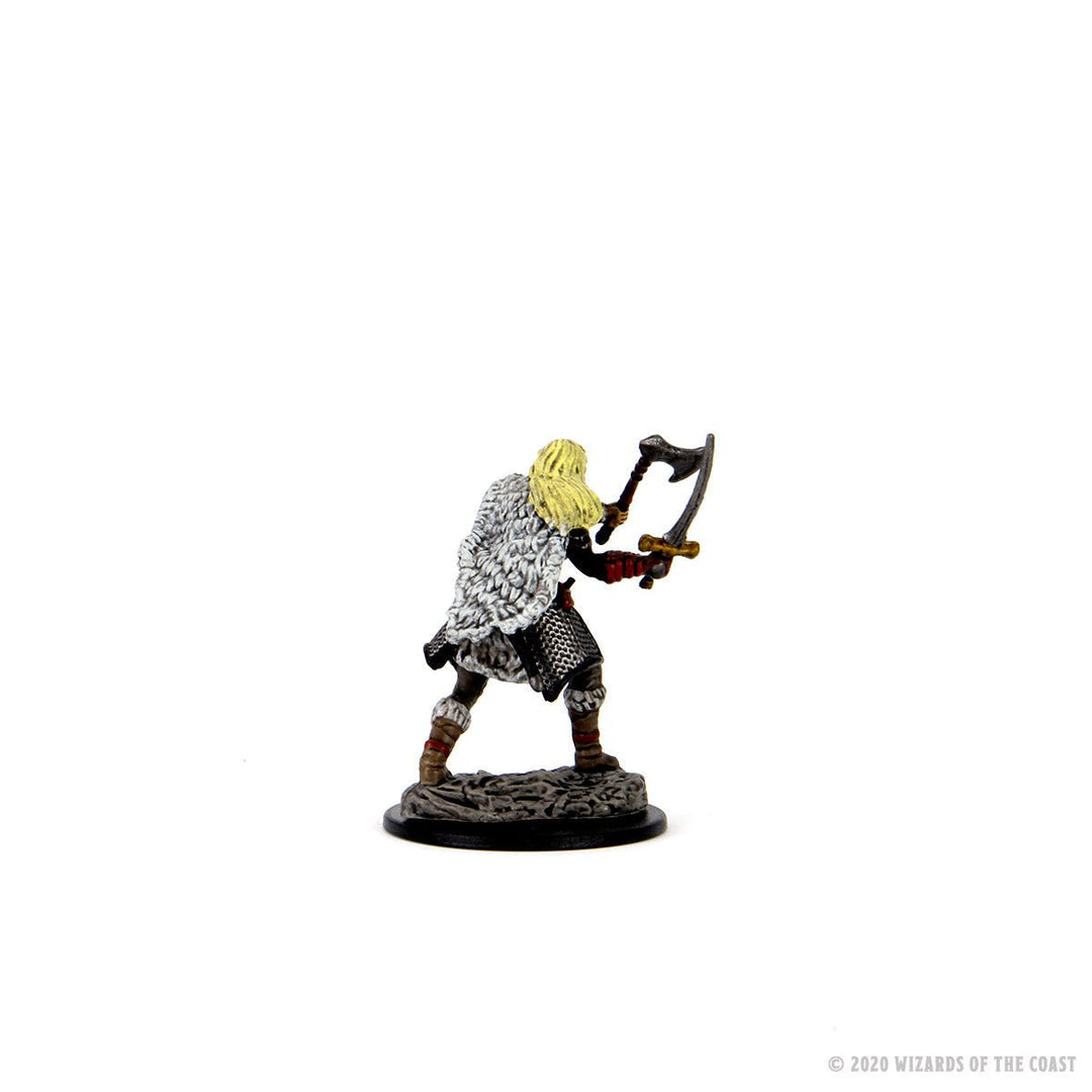 Human Female Barbarian - Icons of the Realms Prepainted Miniature - Mini Megastore