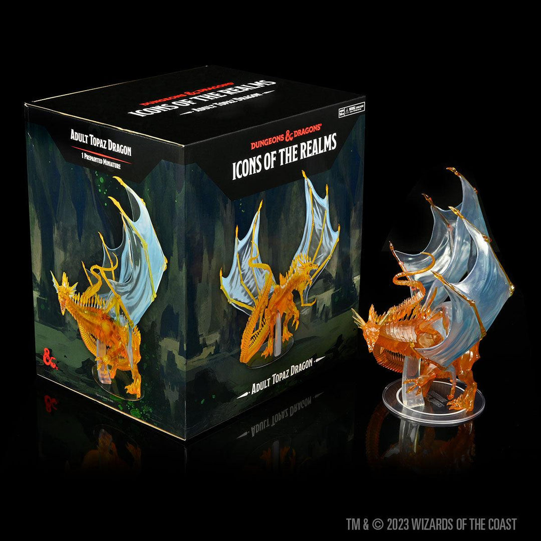 Icons of the Realms: Adult Topaz Dragon - Mini Megastore