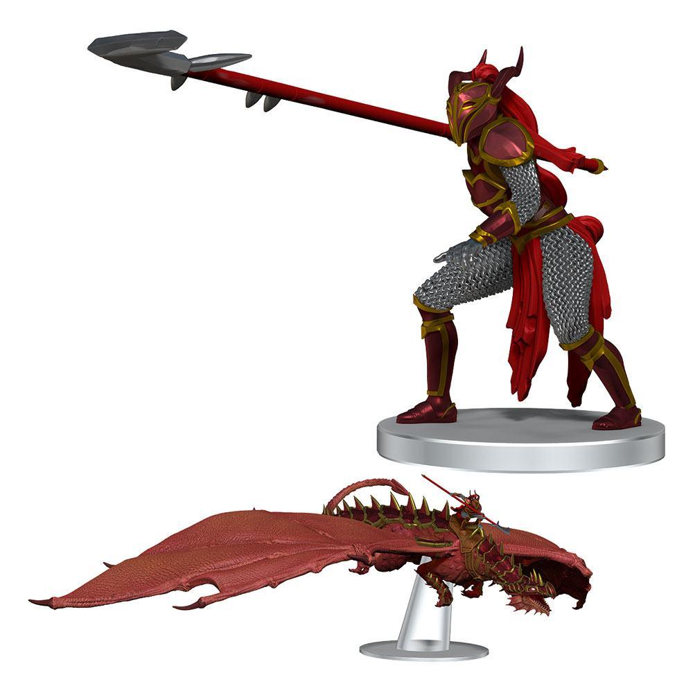 Icons of the Realms Dragonlance pre-painted Miniatures Red Ruin & Red Dragonnel - Mini Megastore