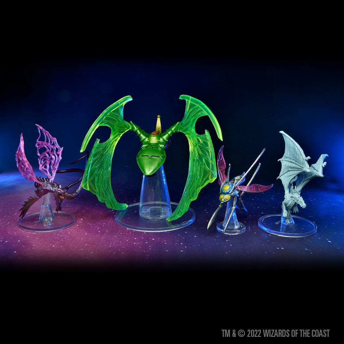 Icons of the Realms Spelljammer Adventures in Space pre-painted Miniatures Ship Scale - Astral Elf Patrol - Mini Megastore
