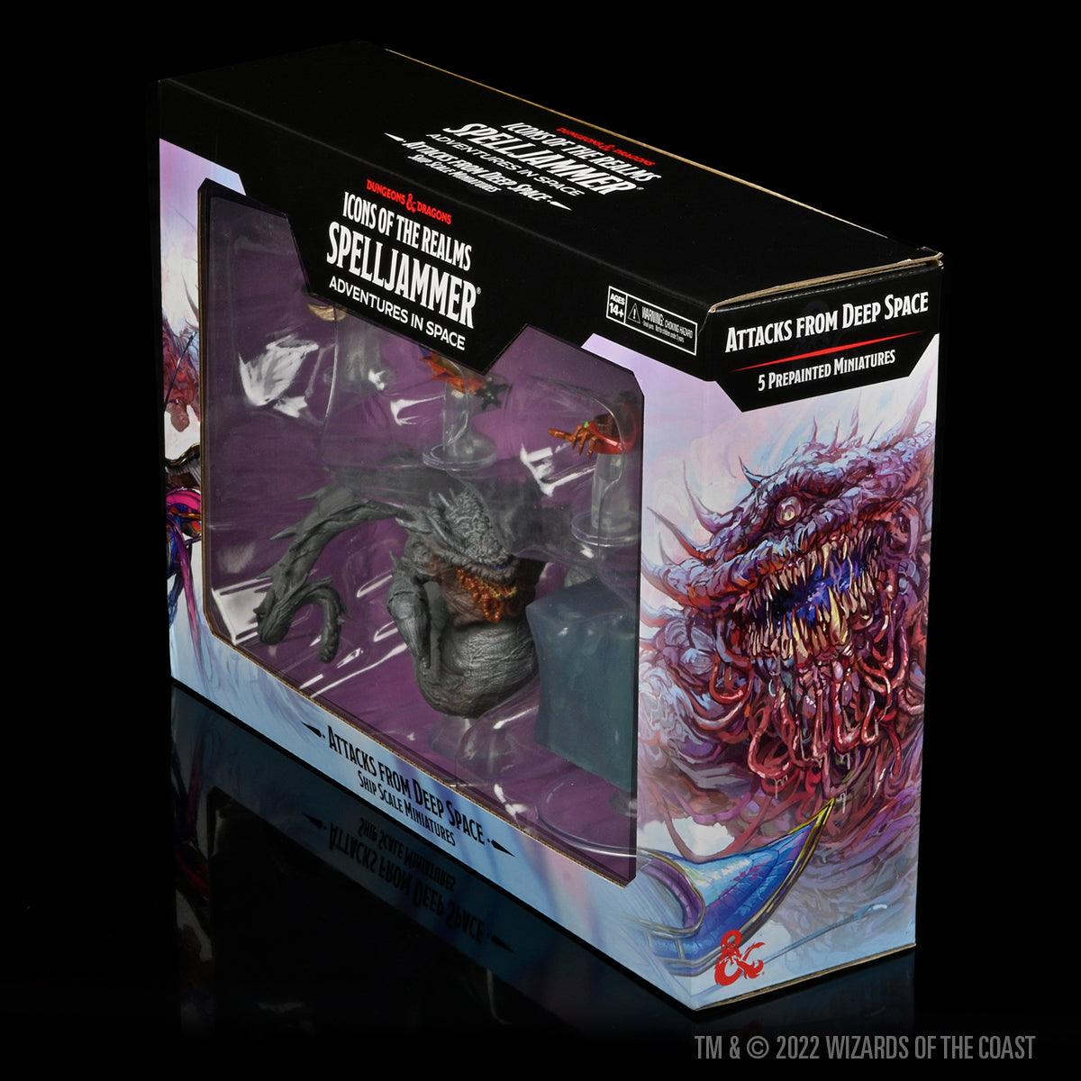 Icons of the Realms Spelljammer Adventures in Space pre-painted Miniatures Ship Scale - Attacks from Deep Space - Mini Megastore