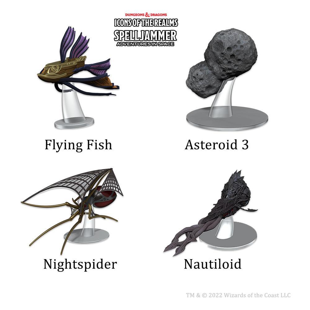 Icons of the Realms Spelljammer Adventures in Space pre-painted Miniatures Ship Scale - Wildspace Ambush - Mini Megastore