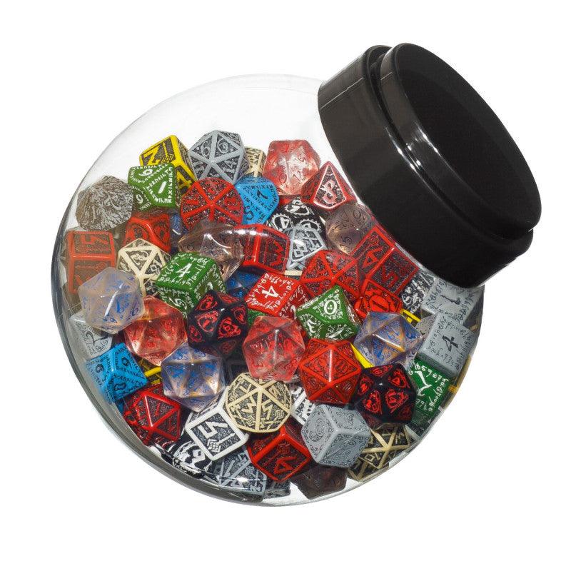 Jar of dice with D6, D10, D20 (150) - Mini Megastore