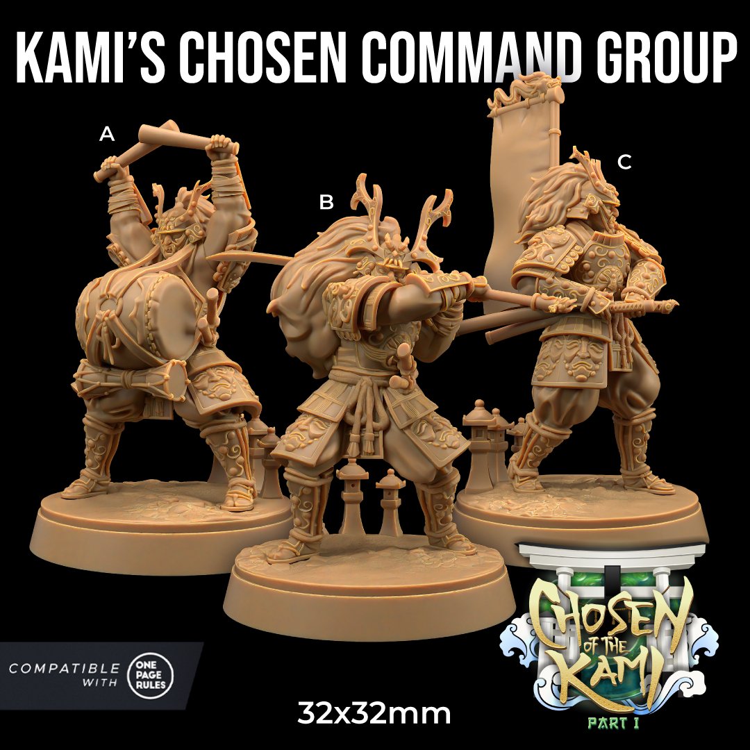 Kami Chosen Command Group Miniatures - Mini Megastore