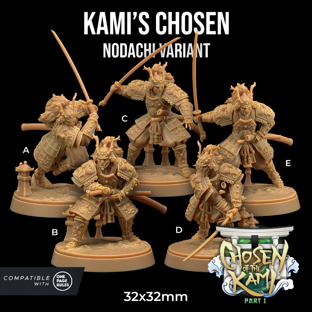 Kami Chosen Nodachi Miniatures - Mini Megastore