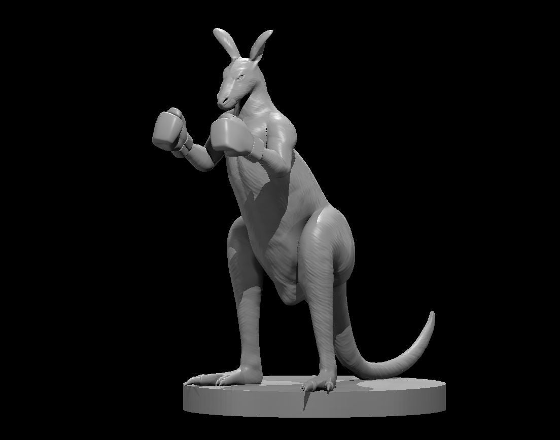 Kangaroo and Kangaroo Boxer Miniatures - Mini Megastore