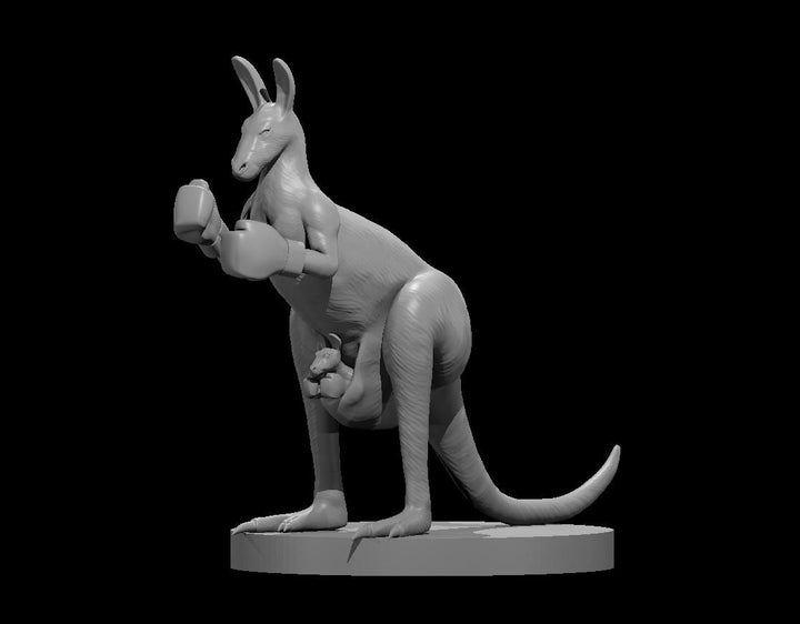 Kangaroo and Kangaroo Boxer Miniatures - Mini Megastore