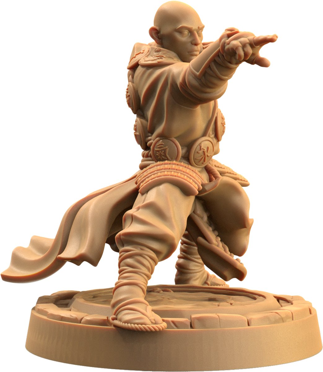 Ki Master - Human Monk Miniatures - Mini Megastore