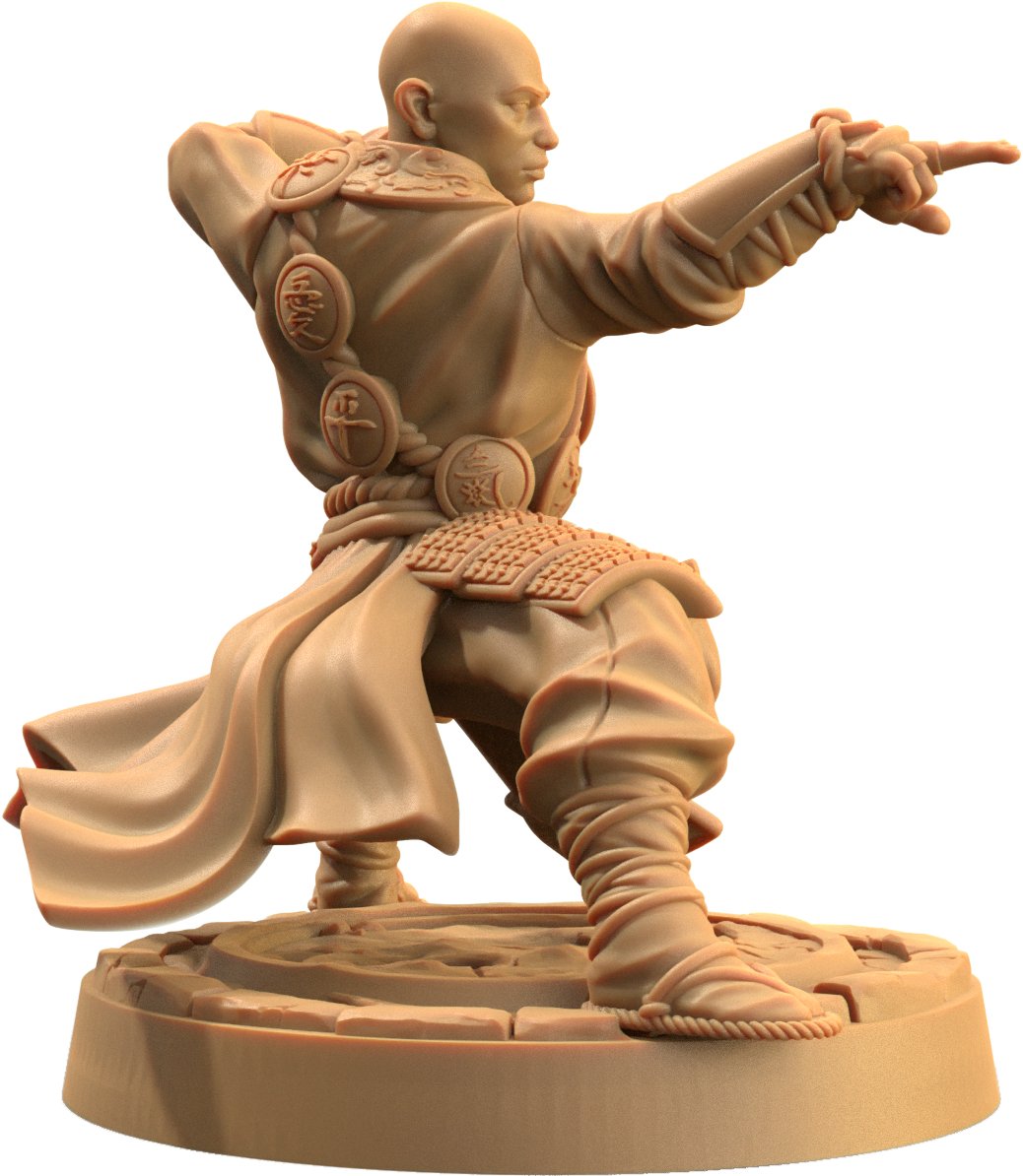 Ki Master - Human Monk Miniatures - Mini Megastore