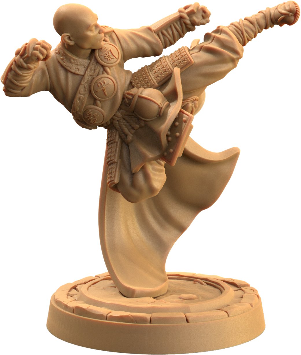 Ki Master - Human Monk Miniatures - Mini Megastore