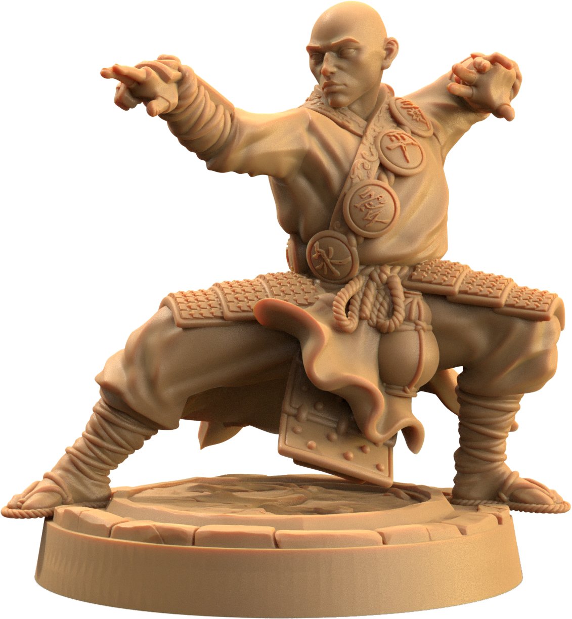 Ki Master - Human Monk Miniatures - Mini Megastore