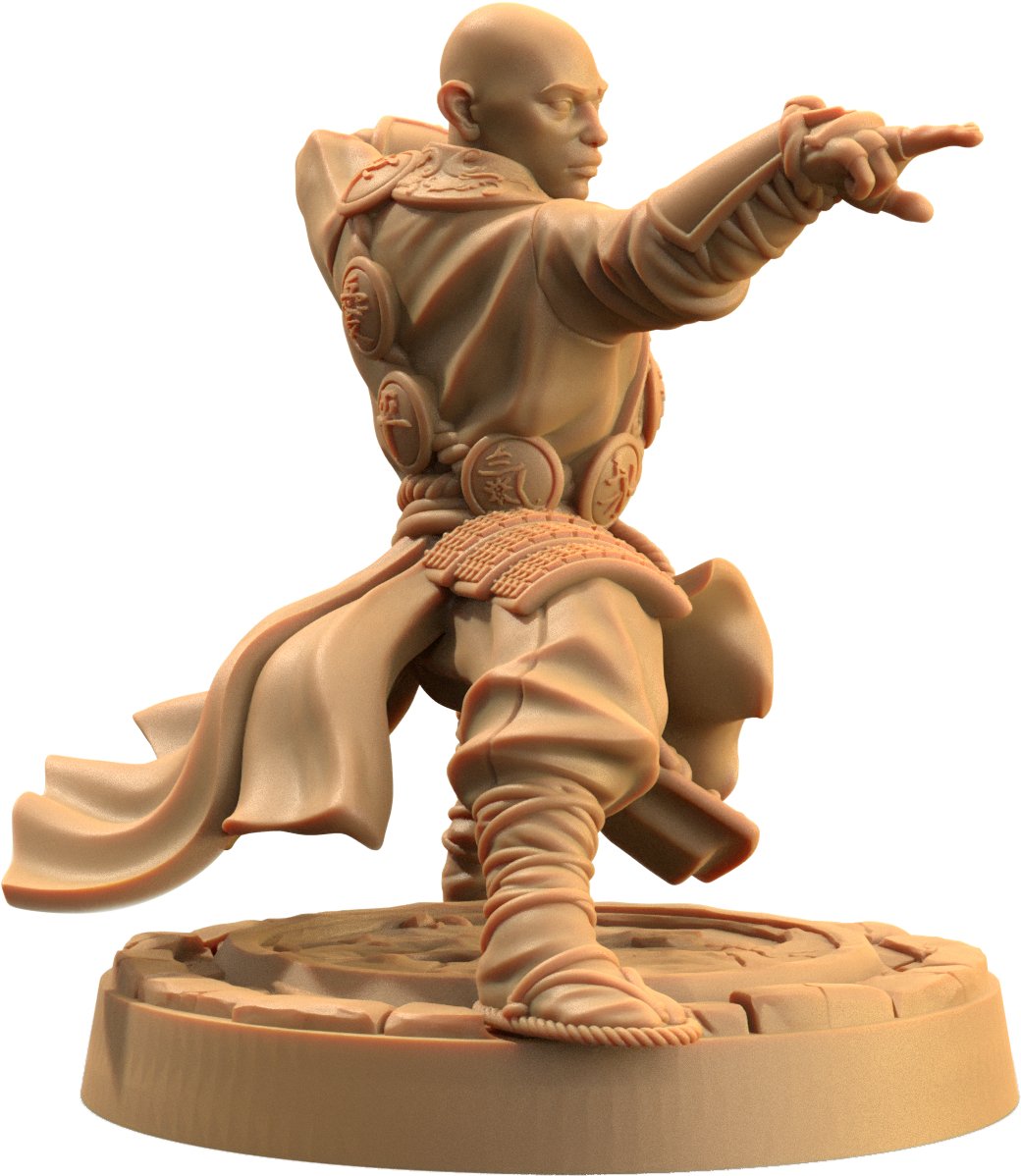 Ki Master - Human Monk Miniatures - Mini Megastore