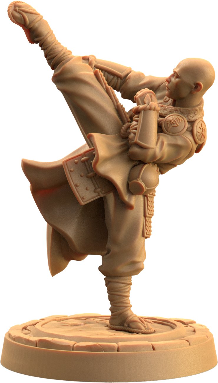 Ki Master - Human Monk Miniatures - Mini Megastore