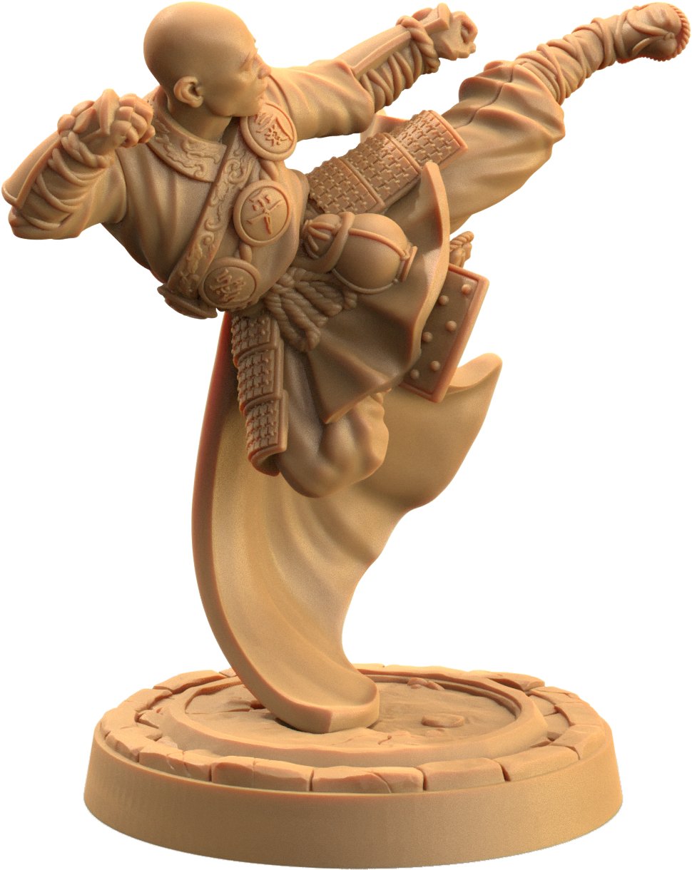 Ki Master - Human Monk Miniatures - Mini Megastore