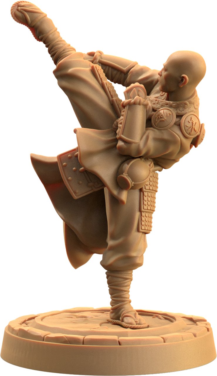 Ki Master - Human Monk Miniatures - Mini Megastore