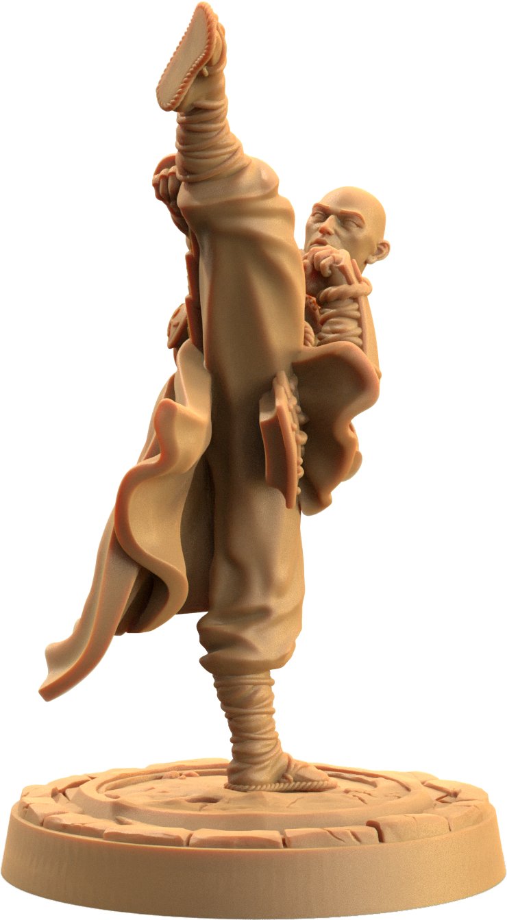 Ki Master - Human Monk Miniatures - Mini Megastore