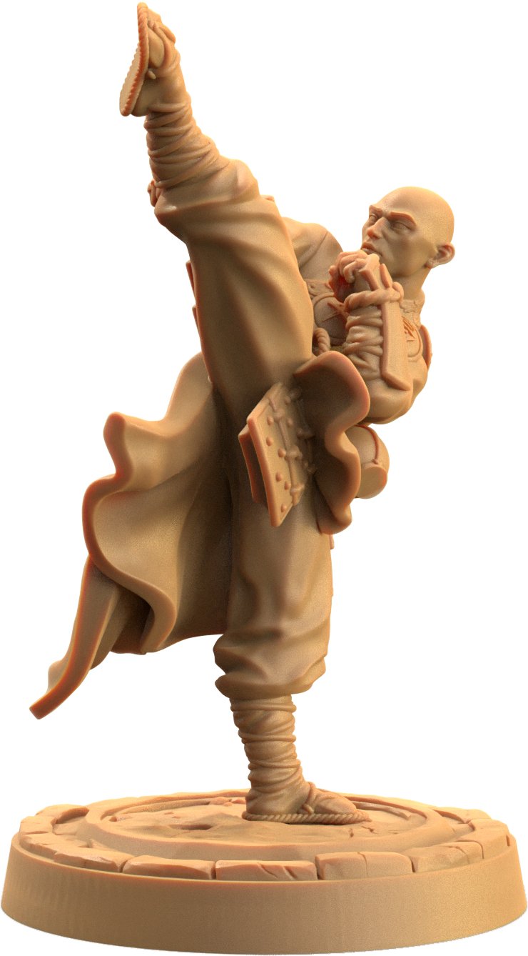 Ki Master - Human Monk Miniatures - Mini Megastore