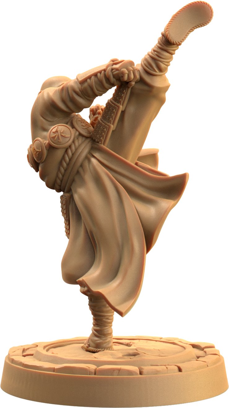 Ki Master - Human Monk Miniatures - Mini Megastore