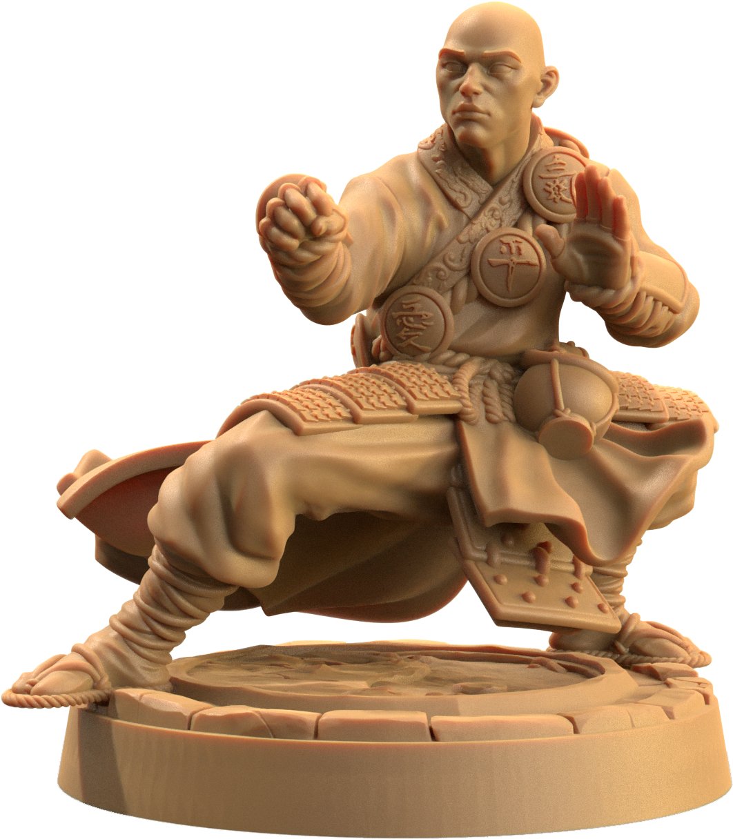 Ki Master - Human Monk Miniatures - Mini Megastore