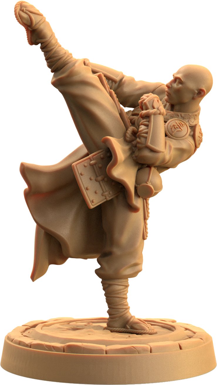 Ki Master - Human Monk Miniatures - Mini Megastore