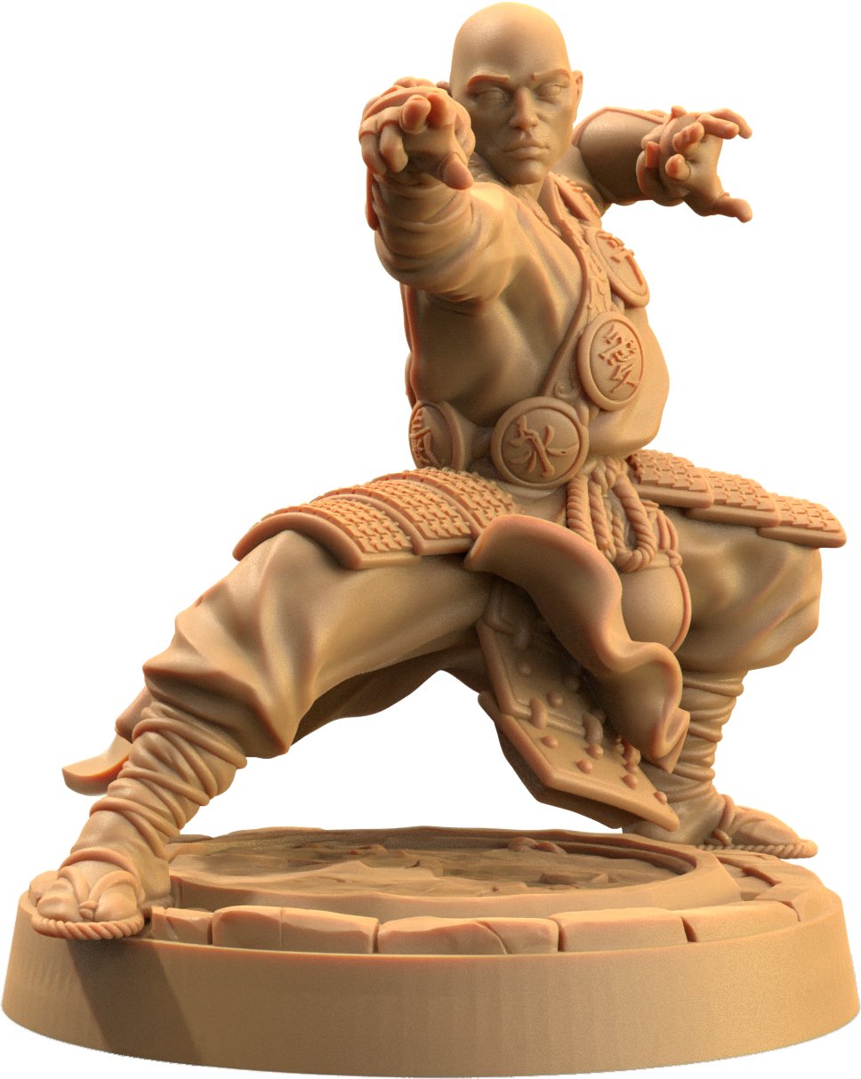 Ki Master - Human Monk Miniatures - Mini Megastore