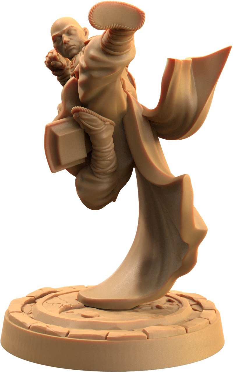 Ki Master - Human Monk Miniatures - Mini Megastore